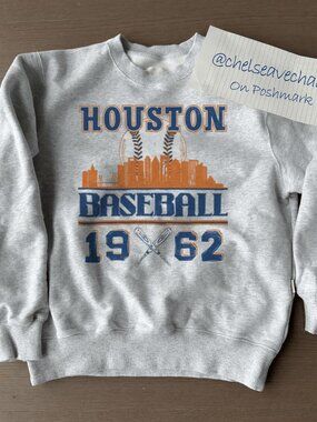 Vintage 1962 Style Houston Astros Baseball Sweatshirt, Retro MLB Men Women Shirt